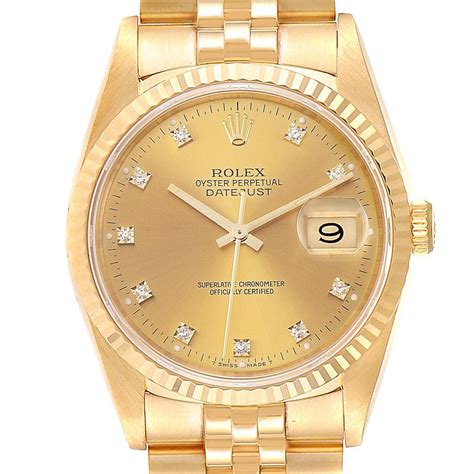 rolex datejust 36mm all gold|rolex datejust 36 gold price.